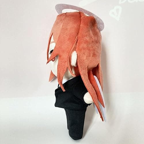 JCvCX Brown Hair Boy with White Halo Plush Toy Anime Figure Stuffed Plushies Soft Doll Pillow thumbnail 4