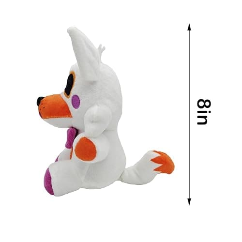Lolbit Plush Toy, FNAF plushies Toy, FNAF All Character Stuffed Animal Doll Children's Gift Collection,8” thumbnail 2