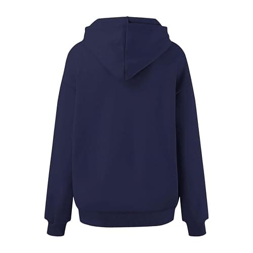 Hoodies for Women Teen Girls 2025 Fall Outfits Trendy Plain Hoodie Plus Size Oversized Sweatshirt Cute Aesthetic Clothes thumbnail 4