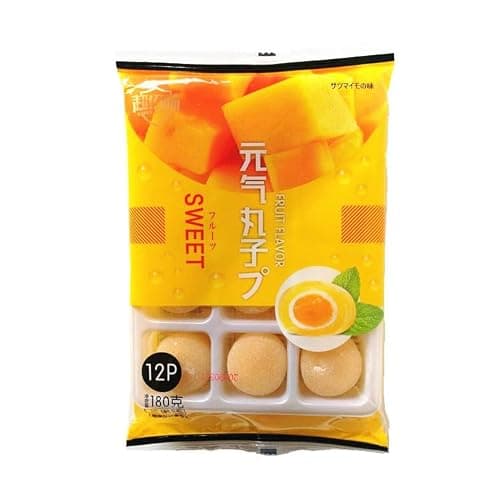 Japanese Mochi,Fruit Rice Cake (540 GM) Mixed Strawberry Mango Grape Flavor,Traditional Confectionary Dessert Mochi,Delicate Taste, Suitable for Young and Old (3 bags) thumbnail 3