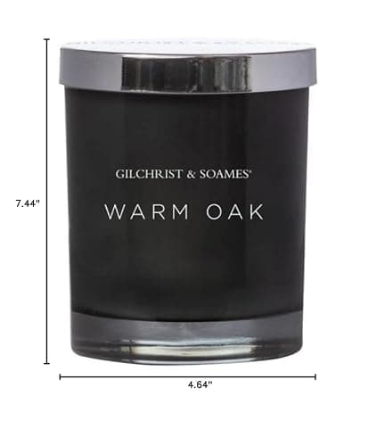 Gilchrist & Soames Warm Oak Luxury Candle (8oz), Grapefruit, Spice, and Cedar Wood - USA Poured, Coconut Oil and Soy Wax Blend, Cotton Wick thumbnail 6