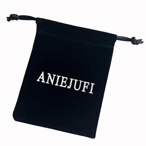 ANIEJUFI Stainless Steel Spinner Ring Luminous Glow Moon and Star Fidget Stress Relief Anxiety Rings for Women Men Size 4-12 thumbnail 7