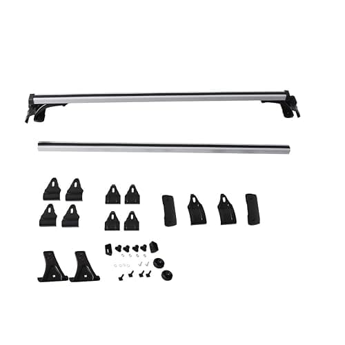 48 inch Car Top Roof Cross Bar 330LB Universal Luggage Cargo Carrier Rack Aluminum thumbnail 3