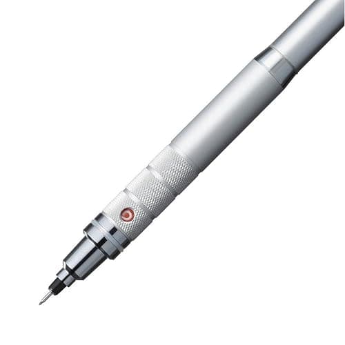 Uni Kuru Toga Roulette Model Auto Lead Rotation 0.5mm Mechanical Pencil, Silver Body (M510171P.26) thumbnail 3