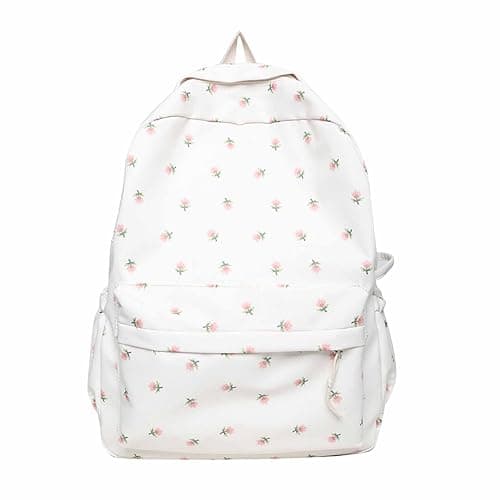 Chagoo Niedlicher Kawaii Rucksack mit Blumenmuster - Coquette Rucksack für Frauen - Image 1