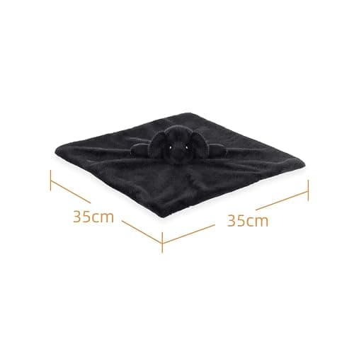 Apricot Lamb Black Labrador Security Blanket for Babies, Soft Loveys for Baby Boy and Girl, 14 Inches for Infant and Toddlers thumbnail 7