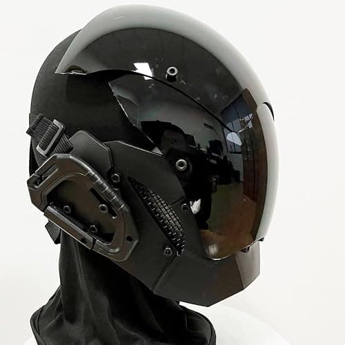 KYEDAY Punk Mask Cosplay for Men, Cosplay Halloween Mask Fit Party Music Festival Accessories thumbnail 7