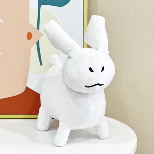 11.4 Inch Gubby Plush Toy,Soft Stuffed Figure Pillow for Home Decor, Gift for Gamers, Collectors & Plush Lovers(White) thumbnail 6