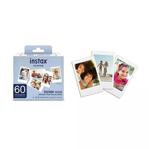 Fujifilm FUJIFILM Mini Instant Camera Film: 120 Shoots Total, Value Pack, (10 Sheets x 12) Includes Slinger Photo Album thumbnail 6