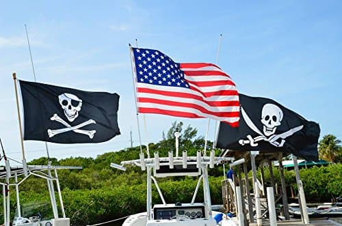 South Wind Designs Boating Flagpole for Rod Holders and/or Rocket Launchers (4.5' Pole) thumbnail 6