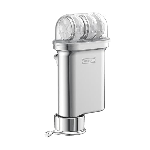 Metal Gourmet Pasta Press Attachment for Kitchenaid Stand Mixer, Pasta Maker Attachment with 5 Interchangeable Plates, Spaghetti Bucatini Fusilli Large/Small Macaroni thumbnail 2