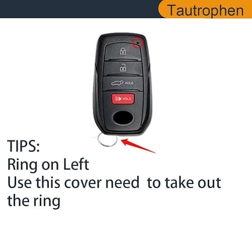 Tautrophen Key Fob Cover Fit for Toyota Camry Mirai 2025 Crown Corolla Grand Highlander Tundra Venza Sequoia thumbnail 7