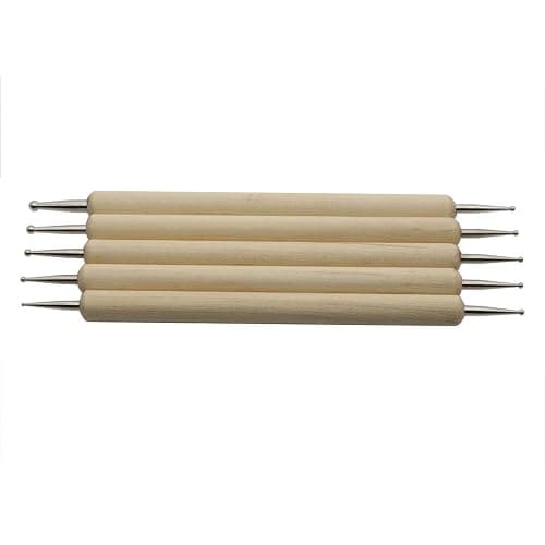 DUJISO 20 PCS Leather Stamping Tool Leather Carving Working Saddle Making Tools DIY Leather Craft Stamps Set DIY Hammer thumbnail 8