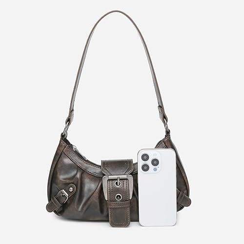 Y2K Purse Shoulder Bag for Women, Top Handle Handbag Small Goth Punk Hobo Clutch Purses Trendy Underarm Bag thumbnail 4