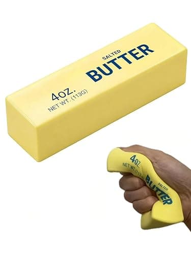 Butter Squishy Slow Rising Soft Squeeze Stress Relief for Office and Home Sensory Fidget for Anxiety Relief - Image 1