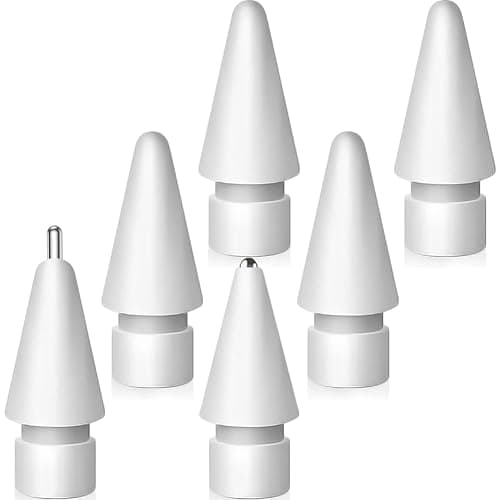 SIXFU Replacement Tips for Apple Pencil, Mix Precise Control Tips Set for Apple Pencil 2nd Generation/ 1st Gen/USB C Apple Pen Nibs(6 Pack) - Image 1