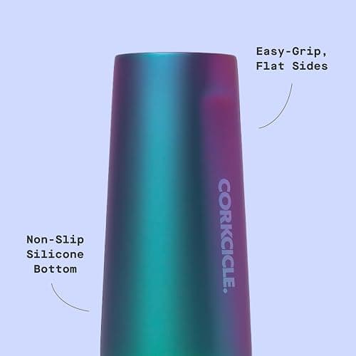Corkcicle Stemless Flute - Chill Drinks for 9 Hours - Summer Drinkware Gift - 7 oz - Dragonfly thumbnail 4