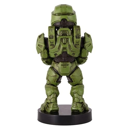 Exquisite Gaming: Halo: Master Chief - Mobile Phone & Gaming Controller Holder, Device Stand, Cable Guys, Xbox Licensed Figure, Green thumbnail 6