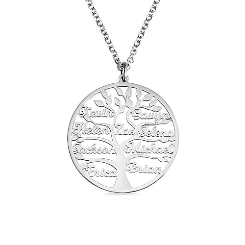 AILIN Personalized Family Tree Necklace