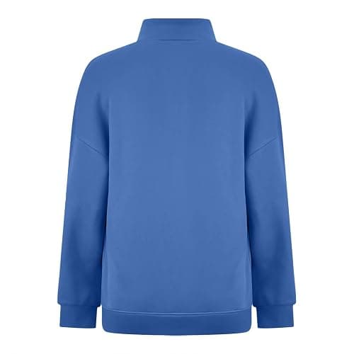 FOCLMP Womens Half Zip Sweatshirts Quarter Zip Up Hoodies Trendy Cute Pullover Tops Fall Outfits Winter Clothes 2024 thumbnail 6
