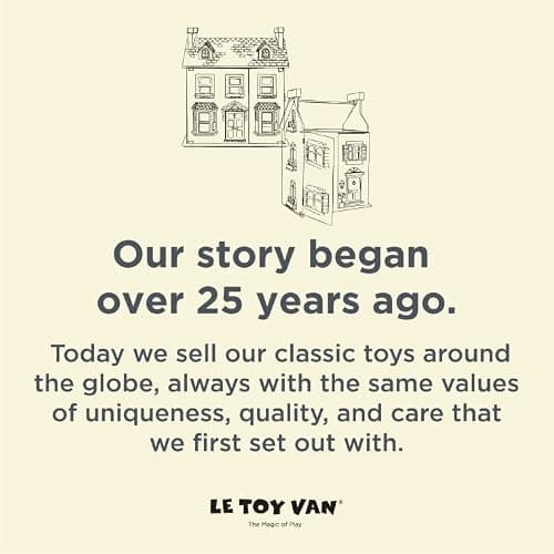 Le Toy Van London Car Set Premium Wooden Toys for Kids Ages 3 Years & Up (TV267), 7-pk - Multicolored thumbnail 9