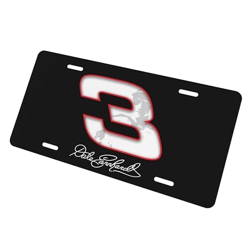 Dale Earnhardt Sr #3 License Plate Personalise Metal Car Plates Front License Plate Funny Decorative 6x12in thumbnail 4