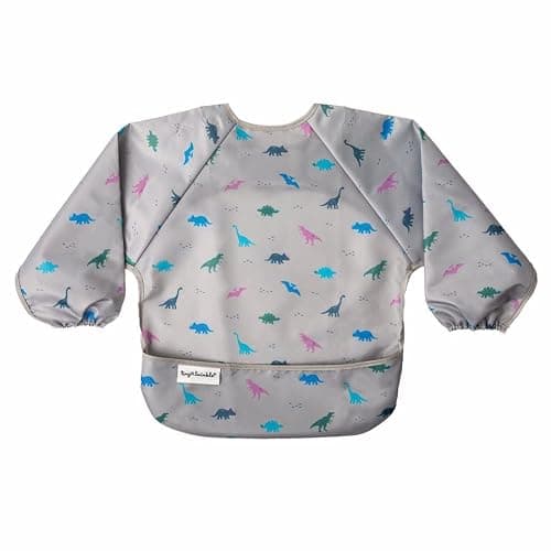 Tiny Twinkle Long Sleeve Bib for Babies & Toddlers – Waterproof Smock Bib for Eating – Machine Washable & Mess-Proof, Baby Feeding Essential & Shower Must-Have(Dinosaur, 6–24M) thumbnail 4
