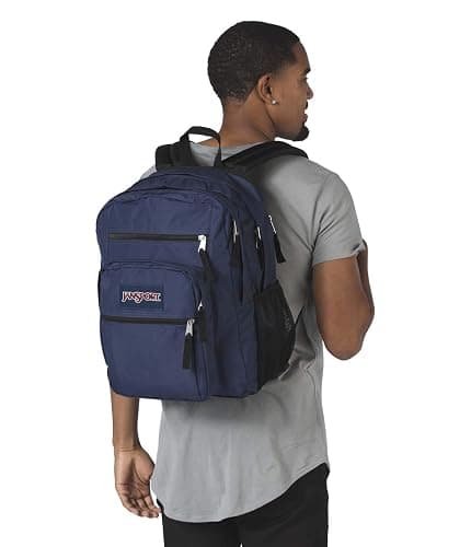 JanSport Laptop Backpack - Computer Bag with 2 Compartments, Ergonomic Shoulder Straps, 15” Laptop Sleeve, Haul Handle - Navy - One Size - Navy thumbnail 9