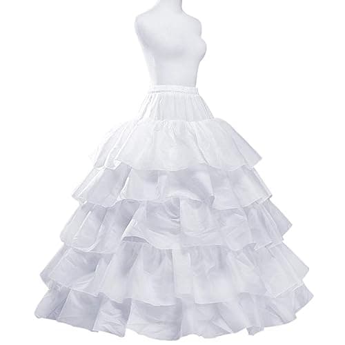 VeMee Women Wedding Petticoat Crinoline Underskirt Slips Underskirt for Women thumbnail 4