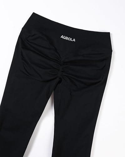 AUROLA Influence Workout Leggings for Women, Seamless Compression Tummy Control Leggings Mid Rise Yoga Pants thumbnail 4