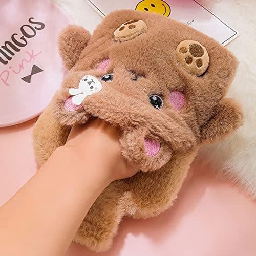 Peluche Bouillotte Dinosaure, Bouillottes Mignonne Bouillotte eau Chaude Enfant Petite Bouillotte par Temps Froid Bon Cadeau pour La Famille Amie, 500ml thumbnail 6