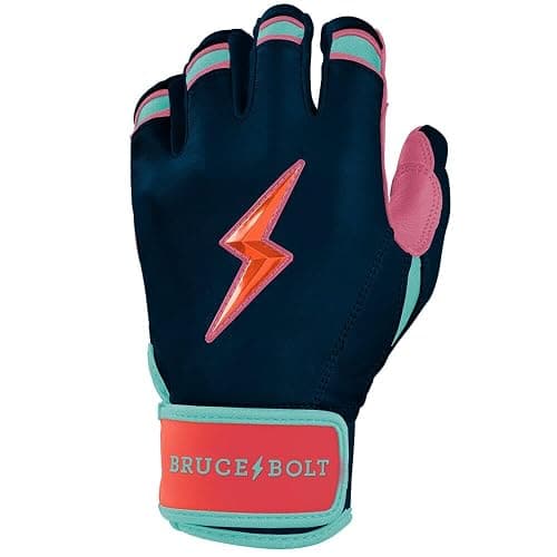 BRUCE BOLT Bear Series Short Cuff Batting Gloves - Bear Mayer Collection - Adult & Youth Sizes thumbnail 3