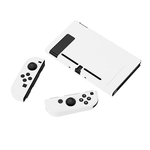 eXtremeRate PlayVital Protective Case Cover for Nintendo Switch Joy-Con Console - White thumbnail 9