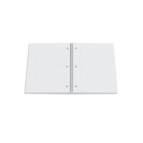 Staples Accel 1-Subject Notebook, 8.5x11 Inch, College Ruled, Red | 100 sheets for school, office, and everyday note-taking and writing. thumbnail 6