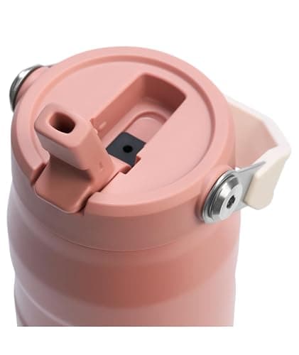 Stanley IceFlow Flip Straw 2.0 Water Bottle 24 oz | Built-In Straw for Travel and Sports | Lightweight and Leak Resistant | Insulated Stainless Steel | BPA-Free | Sienna thumbnail 3
