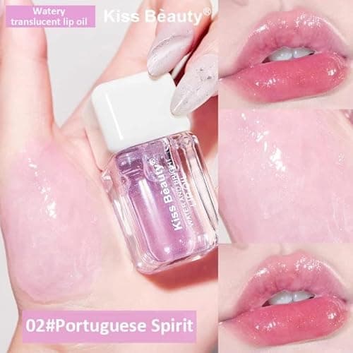 Alisesun 4-Piece Lip Oil & Gloss Kit - Hydrating, Plumping Lip Care with Pearl & Shimmer thumbnail 3