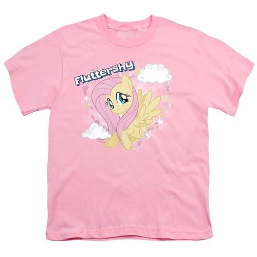 My Little Pony Tv Fluttershy Unisex Youth T Shirt - Image 1