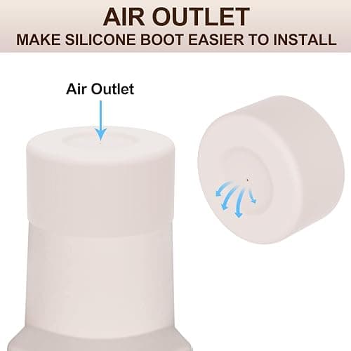 Affute Protective Silicone Boot for Stanley Quencher H2.0 40 30 20 oz & IceFlow Flip 30 20 oz, BPA Free Anti-Noise Anti-Scratch, Stanley Cup Protector Sleeve Cover Boot thumbnail 4