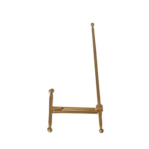 Studio Decor Gold Colored Steel Tabletop Easel - Decorative Stand for Pictures, Frames, Books, Cards, Plates - 1 Pack thumbnail 4