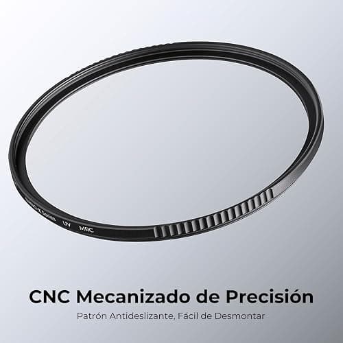 K&F CONCEPT Nano-Xcel 58MM Filtro UV Filtro de Protección, Filter MC UV Slim de HD Vidrio Óptico con 28 Capas Revestimiento Nano thumbnail 7