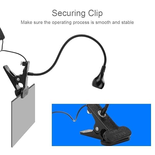 LED UV Light Curing Lamp With Gooseneck and Clamp, PCB Repair Tool 395nm 3W for UV Gel Nail and Curing thumbnail 5