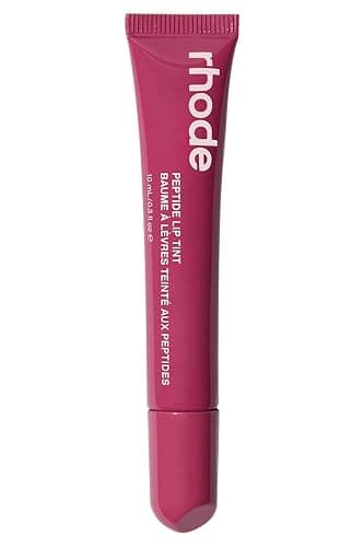 Rhode Peptide Lip Tint, Sheer Color and Hydrating Finish, 3 fl oz, 10ml (Raspberry Jelly) - Image 1