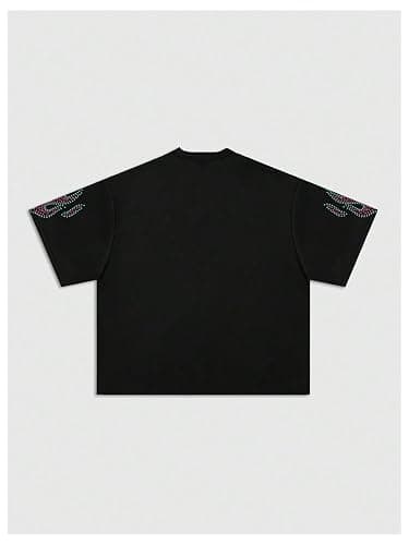 VIPWOLF Men's Graphic Y2K Shirt Short Sleeve Round Neck Regular Fit T-Shirts thumbnail 2