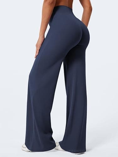 YEOREO Workout Leggings Womens No Front Seam Straight Leggings 29"/ 31.5"/ 33"/ 35" High Waist Buttery Eddiy Gym Yoga Pants thumbnail 2