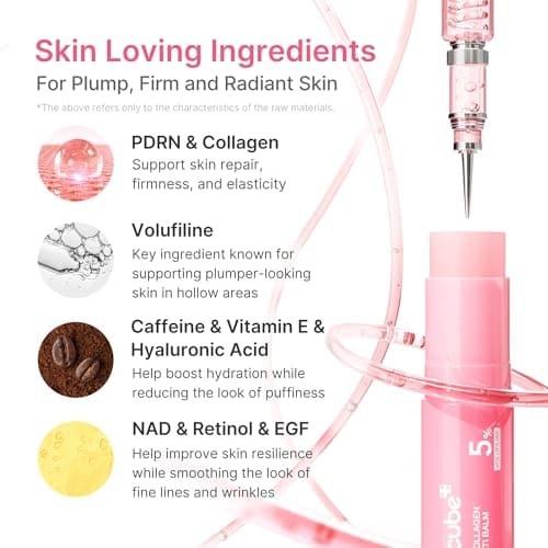 medicube PDRN Eye Glow Duo - PDRN Volume Multi Balm Stick & Eye Patches | PDRN Collagen Multi Balm for Firming & Radiance, PDRN Caffeine Eye Patches for the Look of Puffiness, Korean Skincare thumbnail 5