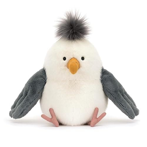 Jellycat Chip Seagull Stuffed Animal, 10 inches - Bird Plush Toy - Classic Children's Gift thumbnail 4