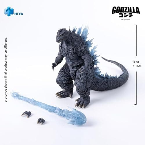 Hiya Toys LEBOO Action Figure, Exquisite Basic Godzilla vs. Mechagodzilla 2002-7in Heat Ray Godzilla-EBG0404 thumbnail 6