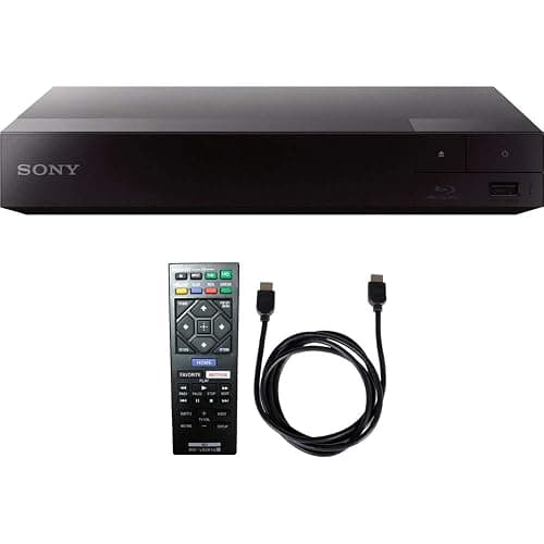 Sony BDP-S1700 Streaming Blu-ray Disc Player with 6ft High Speed HDMI Cable - Image 1