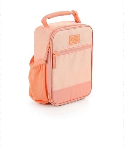 Fulton Bag Co. Thermal Insulated Zippered Lunch Bag Box (Upright) Hardbody Sturdy (Cantaloupe) - Image 1