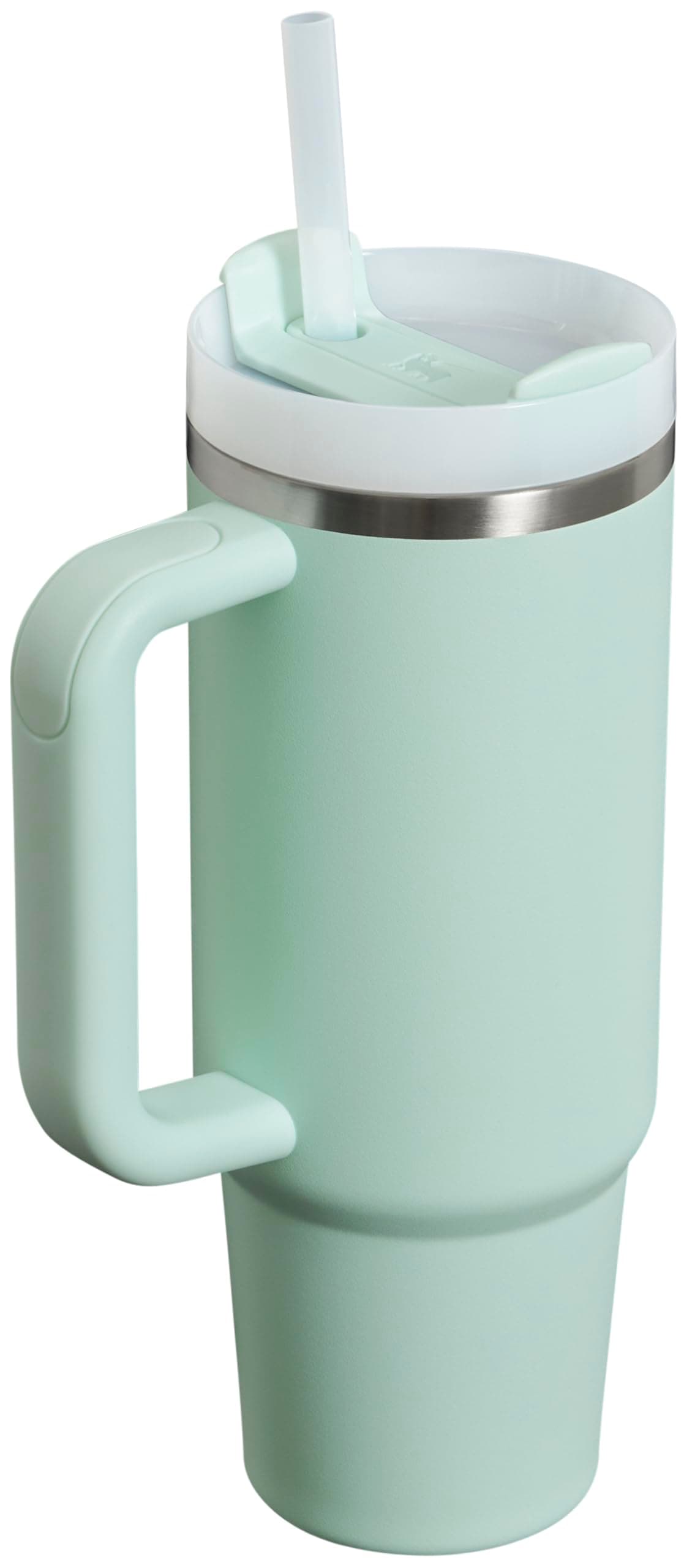 Stanley Quencher H2.0 Tumbler with Handle and Straw 30 oz | Flowstate 3-Position Lid | Cup Holder Compatible for Travel | Insulated Stainless Steel Cup | BPA-Free | Mint - Mint thumbnail 2